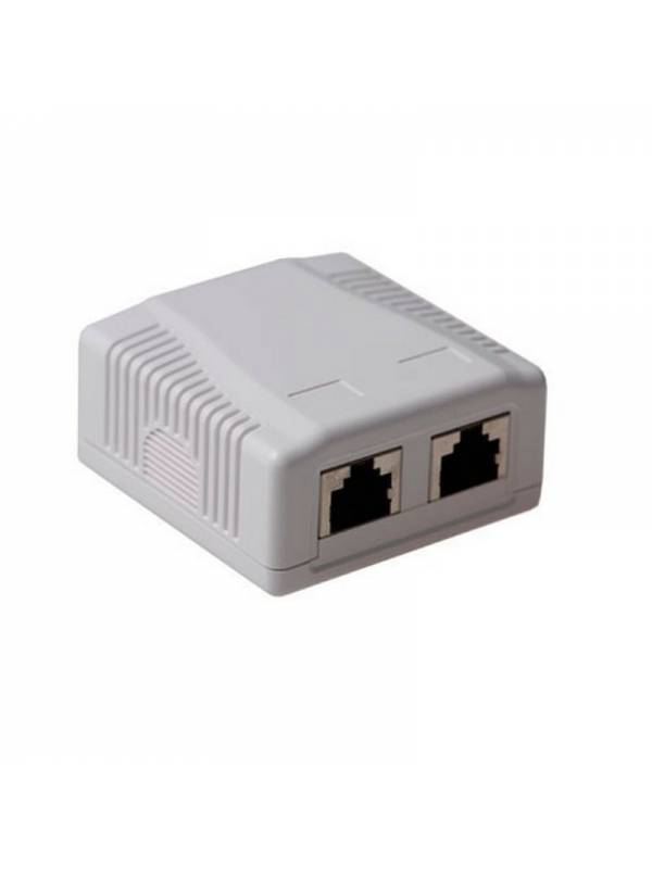 ROSETA 2 X RJ45 CAT.6 HEMBRA PN: 2 X RJ45 CAT.6 H EAN: 1000000000638