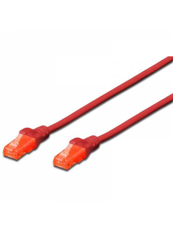 CABLE UTP   0.5 M CAT.6 ROJO PN: UTP 50CM CAT.6 EAN: 1000000001345