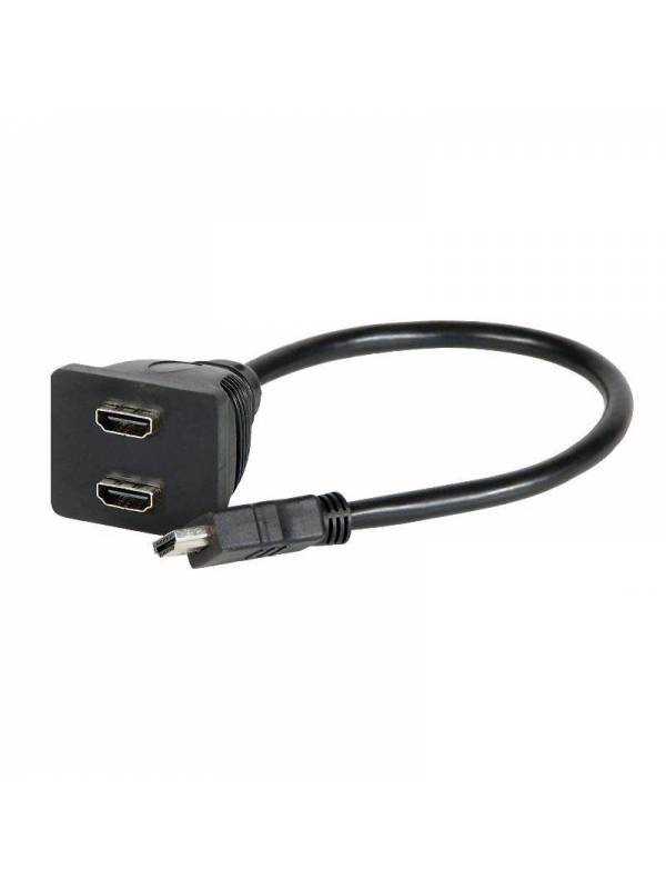 CABLE HDMI HUB 1M A 2H 0.20M PN: HDMI HUB 1M A 2H EAN: 1000000000300