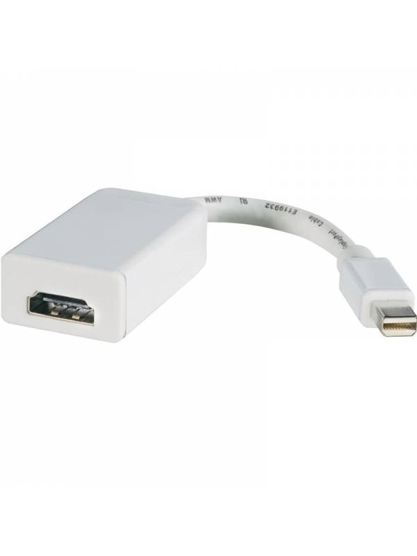 CABLE MINIDISPLAY A HDMI HEMBR A BLANCO PN: MINI DP A HDMI H EAN: 1000000003492