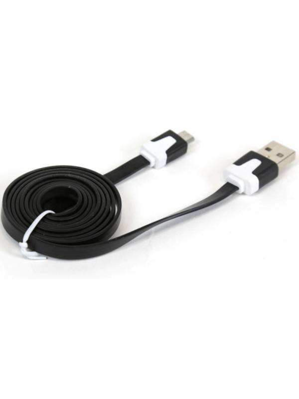 CABLE USB 2.0  1.8 M A MICRO   USB OMEGA NEGRO PN: USB A MICRO 1M EAN: 1000000003658