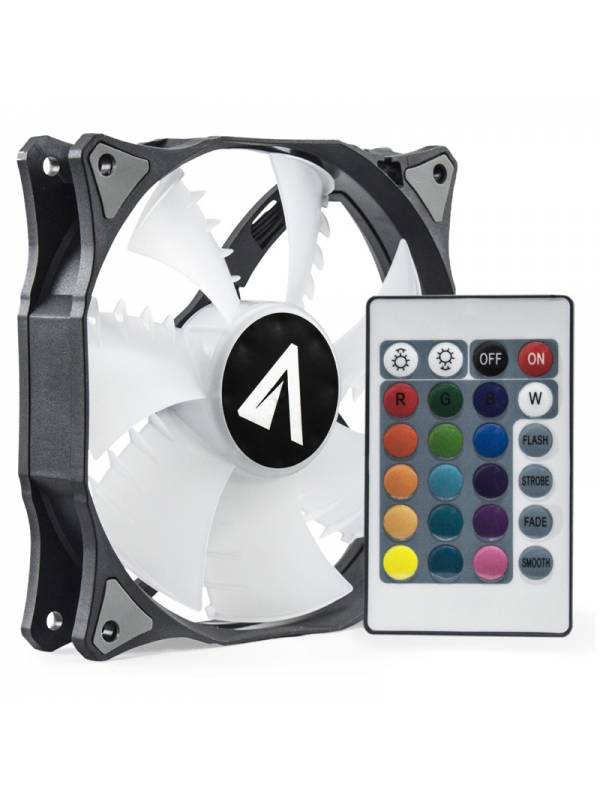 VENTILADOR 12CM GAMING RGB SLE D CON MANDO A DISTANCIA PN: 831101 EAN: 6940533542414