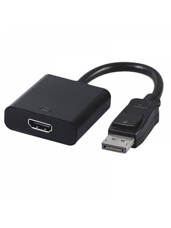 CABLE DISPLAY A HDMI HEMBRA    0.10m NEGRO PN: DP A HDMI 20CM H EAN: 1000000001713