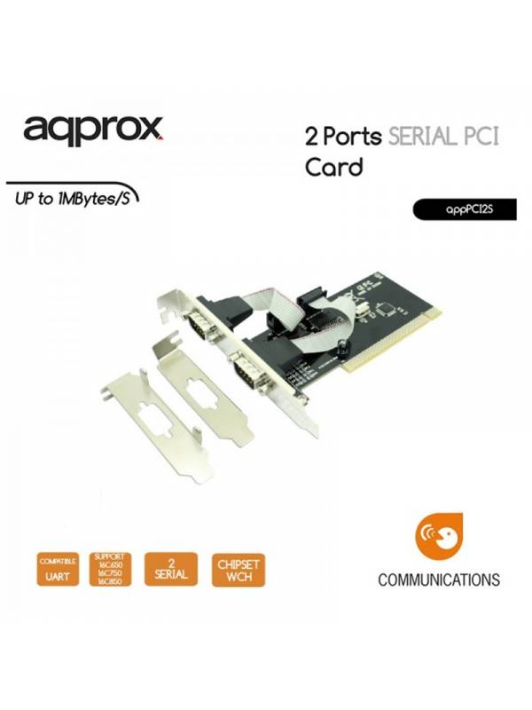 CONTROL. 2 PTOS SERIE PCI APPR OX LOW PROFILE PN: APPPCI2S EAN: 8435099516408