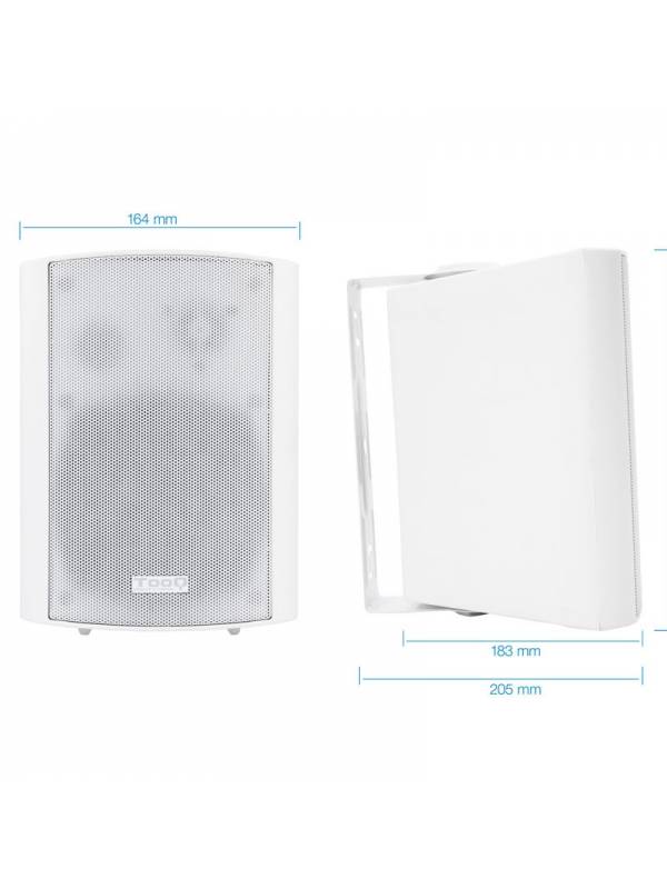 ALTAVOCES AUTOAMPLIFICADOS DE  PARED BLANCO PN: TQOWS-01W EAN: 8433281009547