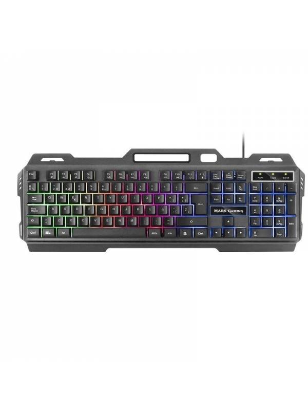 TECLADO USB MARS GAMING RGB    ALUMINIUM GAMING PN: MK120ES EAN: 4710562759266