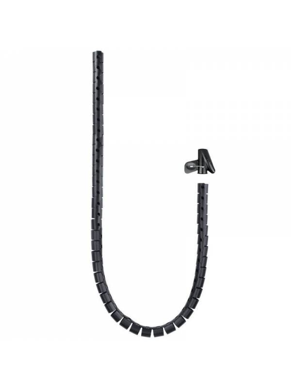 ORGANIZADOR DE CABLES FLEXIBLE 25MM 2M NEGRO PN: 10.36.0002-BK EAN: 8433281012417