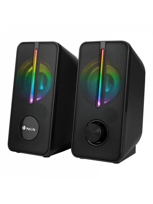 ALTAVOZ 2.0 NGS GSX-150 12W    NEGRO RGB PN: GSX-150 EAN: 8435430619287