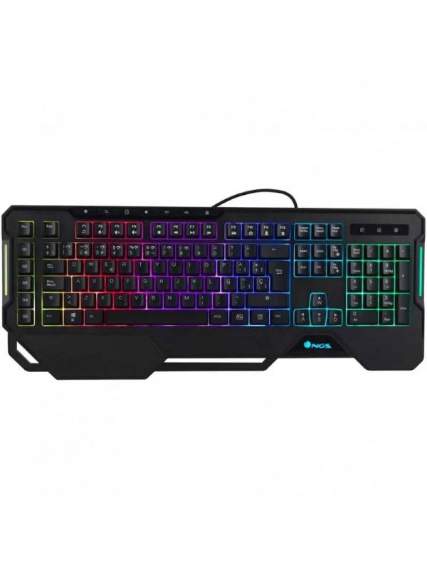 TECLADO USB NGS FAMING GKX-450 NEGRO RGB PN: GKX-450 EAN: 8435430618990