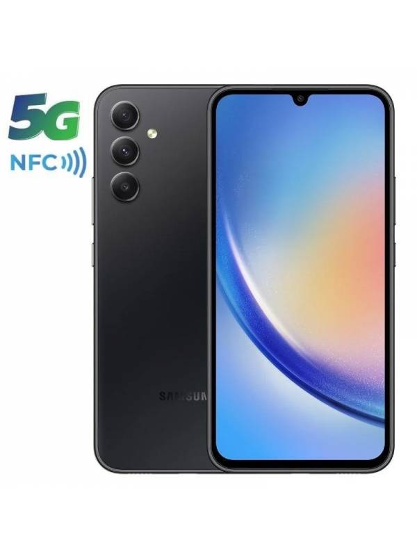 SMARTPHONE 6.6 SAMSUNG GALAXY A34 6GB 128GB 5G NEGRO PN: A346B 6-128 BK EAN: 8806094813845