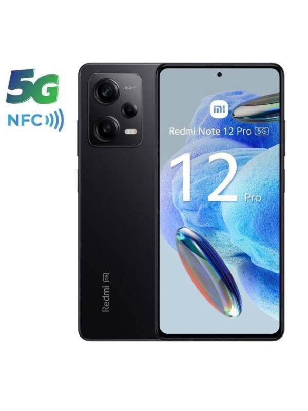 SMARTPHONE 6.6 XIAOMI REDMI   NOTE 12 PRO 8GB 256GB 5G NEGRO PN: MZB0D30EU EAN: 6941812709696