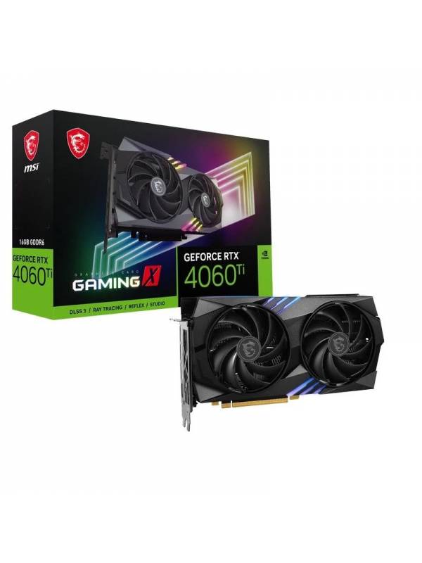 VGA RTX4060TI 16GB GDDR6  MSI  GAMING X RGB PN: 912-V517-010 EAN: 4711377122108