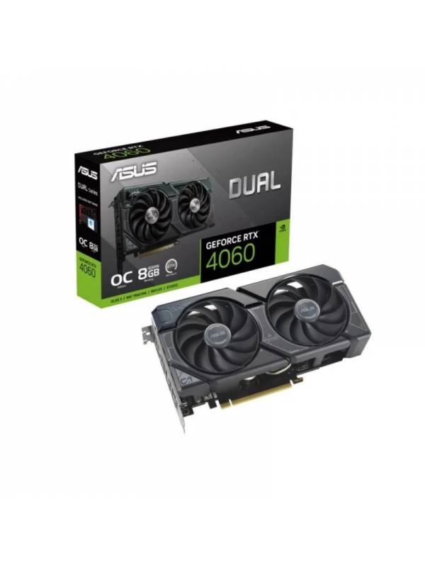 VGA RTX4060    8GB GDDR6  ASUS DUAL OC EDITION PN: 90YV0JC0-M0NA00 EAN: 4711387223734