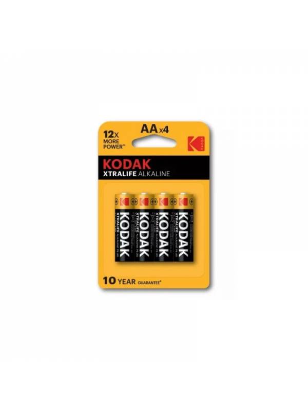 PILAS  AA  4 UNDS KODAK        ALCALINA XTRALIFE PN: KOD95202 EAN: 887930952025