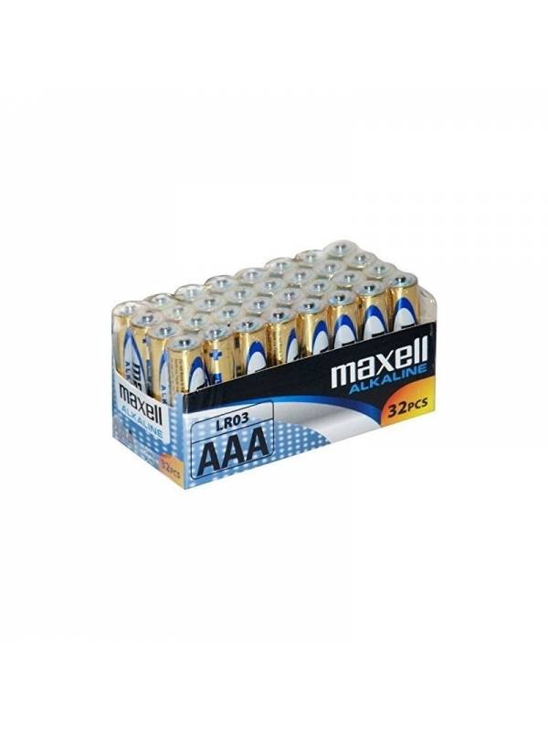 PILAS AAA 32 UNDS MAXELL LR03  ALCALINA PN: MAX73129 EAN: 4902580731298