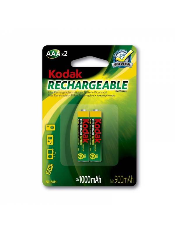 PILAS AAA  2 UNDS KODAK RECARG ABLES PN: KOD95402 EAN: 887930954029