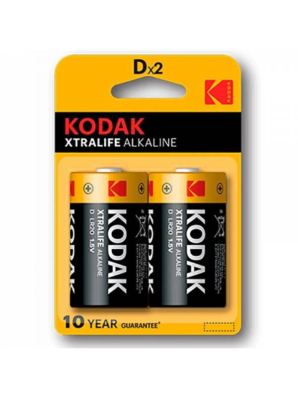 PILAS LR20 2UNDS KODAK         ALCALINA XTRALIFE PN: KOD95205 EAN: 887930952056