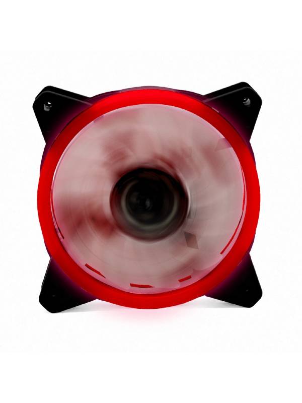 VENTILADOR 12CM GAMING PHOENIX DOBLE ANILLO ROJO PN: HFACTORFAN12R EAN: 8436043204846