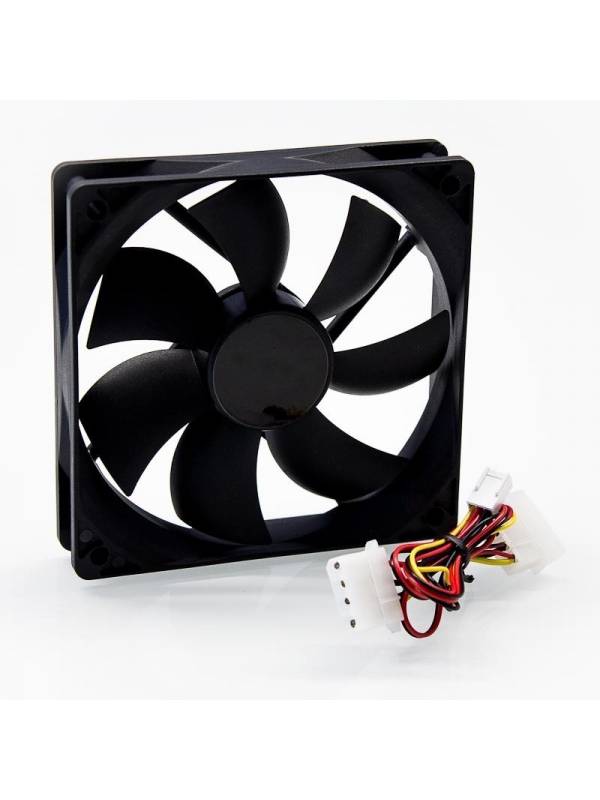 VENTILADOR 12CM CAJA INTERNO   BULK NEGRO CONEXION MOLEX PN: VENBULKMOLEX EAN: 10000000001752