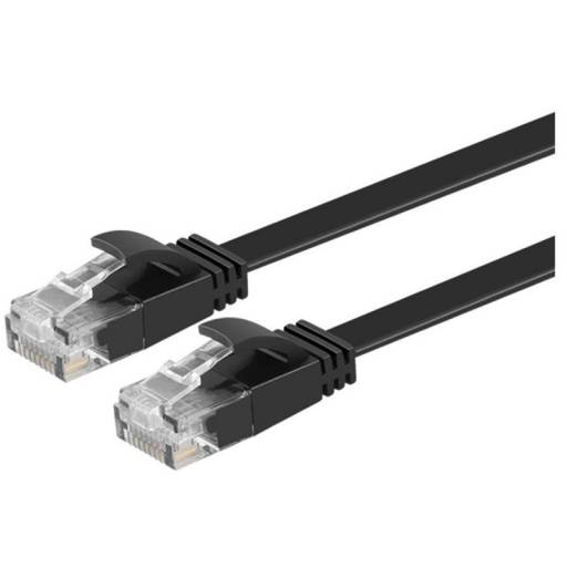 CABLE UTP   0.5 M CAT.6 NEGRO PN: UTP 50CM CAT.6 EAN: 1000000004371