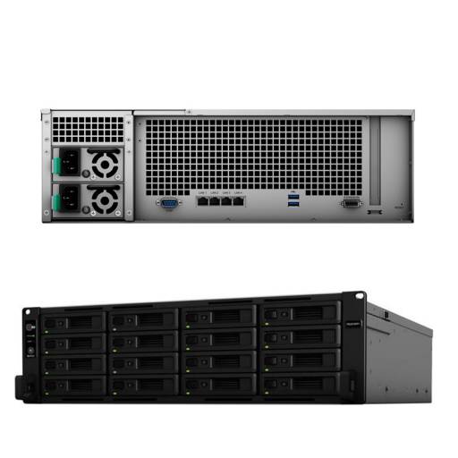 RACK SERVER 3U SYNOLOGY RS2818 RP+ MONTAJE EN BASTIDOR PN: RS2818RP+ EAN: 4711174722907