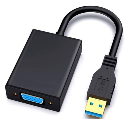 CONVERSOR USB 3.0 A VGA HEMBRA 15CM PN: USB3.0- VGA M-F EAN: 1000000000702