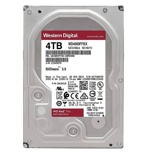 DISCO 3.5   4TB WD RED        SATA3 PRO PN: WD4003FFBX EAN: 0718037855967