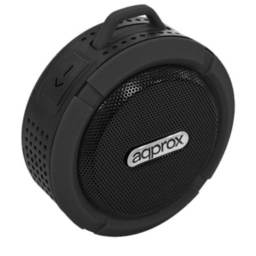 ALTAVOZ BT APPROX WATERPROOF   NEGRO APPSPWPB PN: APPSPWPB EAN: 8435099524496