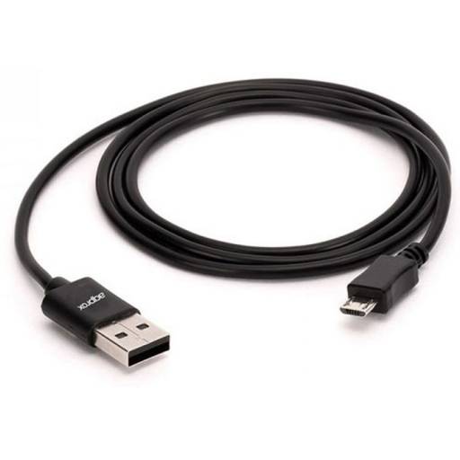 CABLE USB 2.0  1 M A MICRO USB  APPROX NEGRO PN: APPC38 EAN: 8435099522942