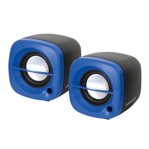 ALTAVOZ 2.0 OMEGA USB NEGRO /  AZUL PN: OG15BL EAN: 5907595430418