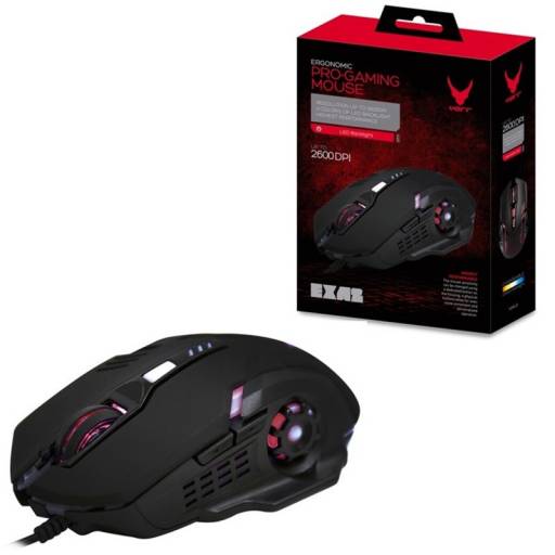 RATON OMEGA GAMING USB ERGONOM ICO NEGRO 2000DPI PN: VGMLB EAN: 5907595451888