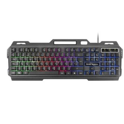 TECLADO USB MARS GAMING RGB    ALUMINIUM GAMING PN: MK120ES EAN: 4710562759266