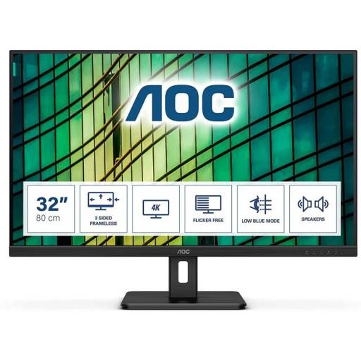 MONITOR   32 AOC LED ULTRAHD  4K NEGRO PN: U32E2N EAN: 4038986118286