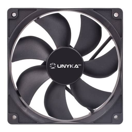 VENTILADOR 12CM 4 PINS         NEGRO SIN LUCES PN: 51800 EAN: 6940533544166