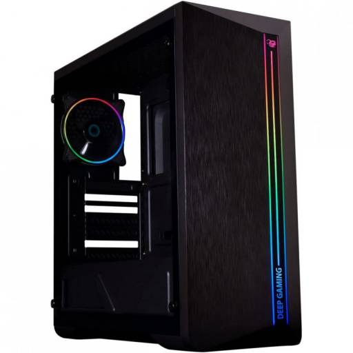 CAJA GAMING GDC200 RGB NEGRA   LATERAL CRISTAL TEMPLADO PN: COO-DGC-A200-0 EAN: 8436556146930