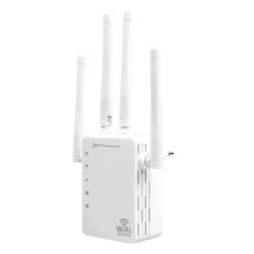 REPETIDOR WIRELESS PHOENIX     W-R1200U 4 ANTENAS 5G DUAL PN: PHW-R1200U EAN: 8436583231067