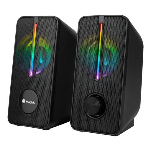 ALTAVOZ 2.0 NGS GSX-150 12W    NEGRO RGB PN: GSX-150 EAN: 8435430619287