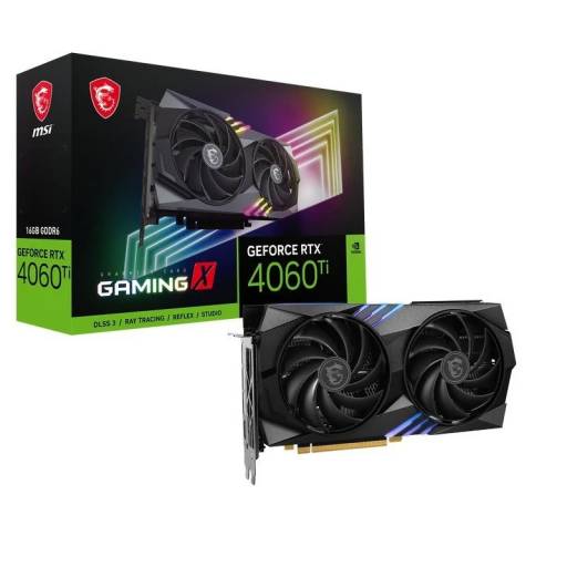 VGA RTX4060TI 16GB GDDR6  MSI  GAMING X RGB PN: 912-V517-010 EAN: 4711377122108