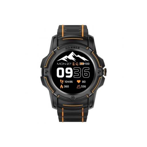 RELOJ SMARTWATCH HUMMER WATCH  PLUS NEGRO Y NARANJA PN: HAMMERWATCHPLUS EAN: 5902983620709