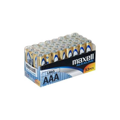 PILAS AAA 32 UNDS MAXELL LR03  ALCALINA PN: MAX73129 EAN: 4902580731298