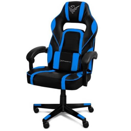 SILLA GAMING PHOENIX TROPHY    CUERO PU AZUL PN: PHTROPHY-BL EAN: 8436583232873