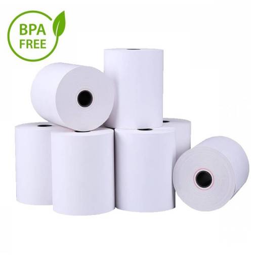 PAPEL TERMICO CAJA 90 ROLLOS   80X60X25 SIN BISFENOL A PN: 1468 EAN: 1000000002865