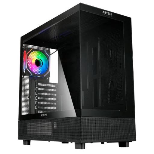 CAJA GAMING DANUBE SAVA H400   ATX ABYSM NEGRA SIN FUENTE PN: AB123014 EAN: 6974560225798