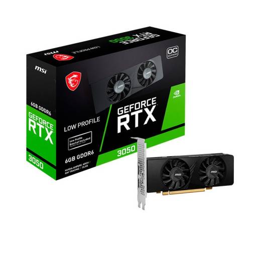 VGA RTX3050    6GB GDDR6  MSI  OC EDITION LOW PROFILE PN: 912-V812-025 EAN: 4711377176828